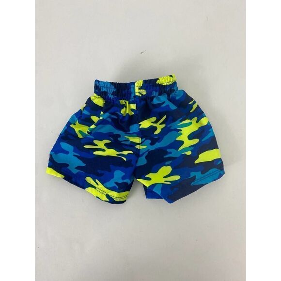 OP Ocean Pacific Baby Swim Trunks Camo Bright - Size 0-3 Months - Picture 4 of 8
